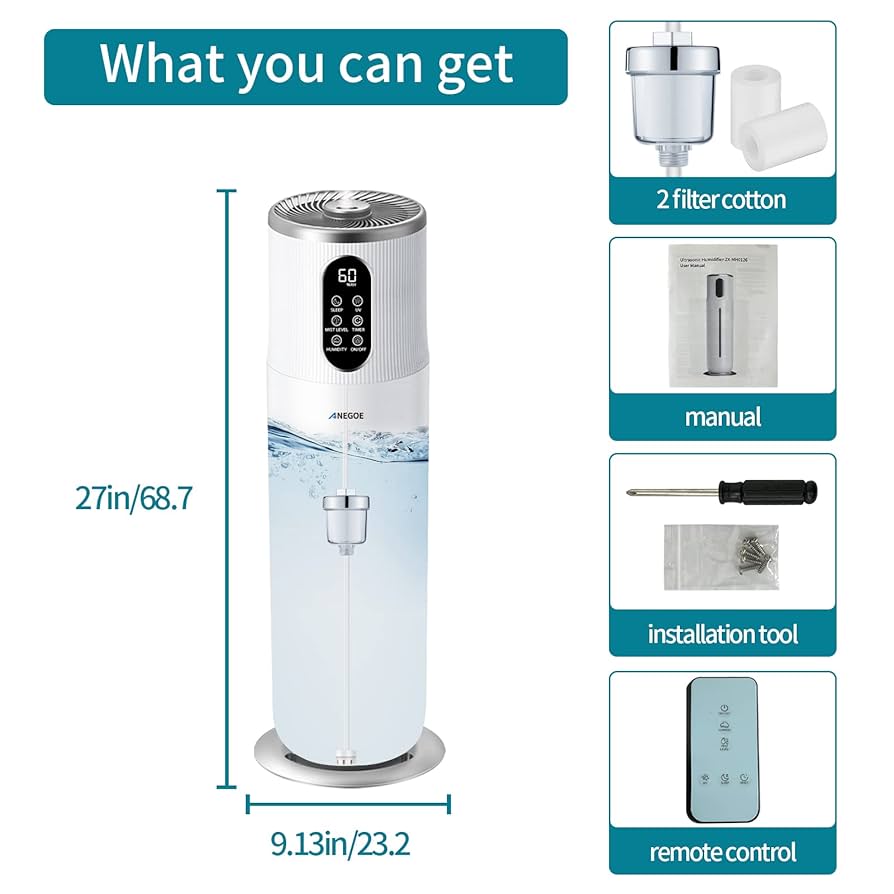 Amazon.com: Humidifiers for Large Room Bedroom 10L Cool Mist